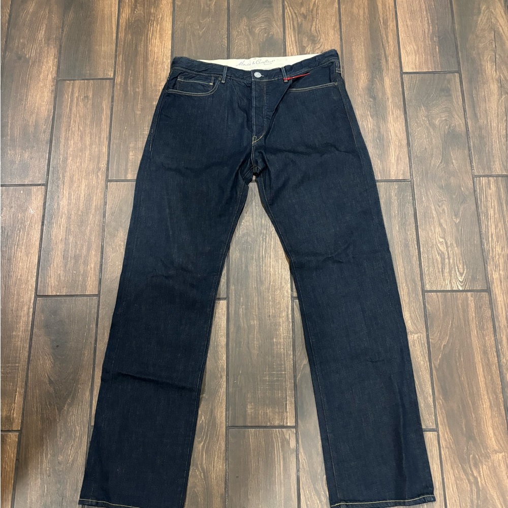 Barneys New York Dark Indigo Slim Jeans